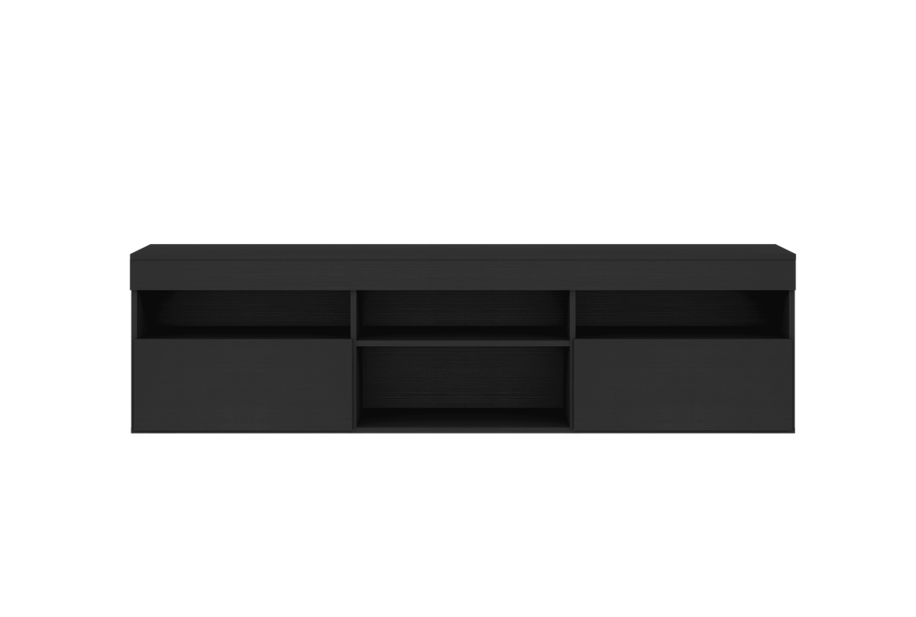 RACK GABINETE PARA TV PARIS DE 65 PULGADAS  - COLOR NEGRO