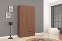 CLOSET ARMARIO LISBOA 4 PUERTAS 183 X 98.5 CM CAPUCHINO