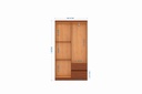 CLOSET ARMARIO LISBOA 4 PUERTAS 183 X 98.5 CM CAPUCHINO