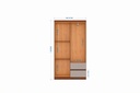 CLOSET ARMARIO LISBOA 4 PUERTAS 183 X 98.5 CM CAPUCHINO HUESO