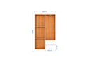 CLOSET ARMARIO LISBOA 4 PUERTAS BLANCO 183X98.5 CM MDP
