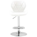 SILLA BAR GONGGA ALTA BLANCO CUERINA DESCANSAPIES