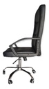 SILLA GERENCIAL ECO CUERO NEGRO ALCOLCHONABLE ERGONOMICO JEDDAH