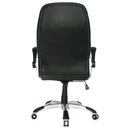 SILLA ERGONOMICA BRAZOS ABATIBLES TURIN CUERINA BASE NYLON