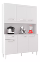 ALACENA CARINE 6 PUERTAS BLANCO MDP 1 CAJON 172 CM X 120CM