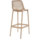 SILLA DE BAR MALLA CAFE INYECTADO POLIPROPILENO INYECTADO BUTACO H75
