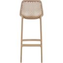 SILLA DE BAR MALLA CAFE INYECTADO POLIPROPILENO INYECTADO BUTACO H75
