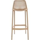SILLA DE BAR MALLA CAFE INYECTADO POLIPROPILENO INYECTADO BUTACO H75