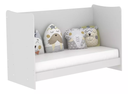 CUNA ARCÁNGEL COLCHON 4 EN 1 MINI CAMA SOFÁ ESCRITORIO BLANCO
