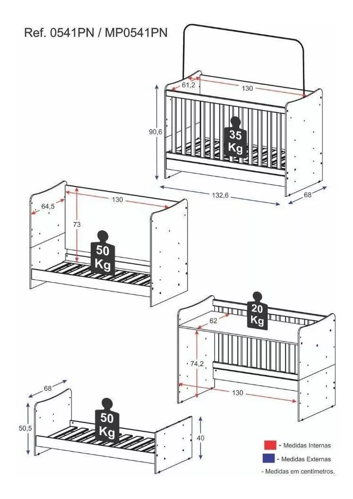 CUNA ARCÁNGEL COLCHON 4 EN 1 MINI CAMA SOFÁ ESCRITORIO BLANCO