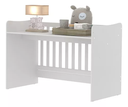 CUNA ARCÁNGEL COLCHON 4 EN 1 MINI CAMA SOFÁ ESCRITORIO BLANCO