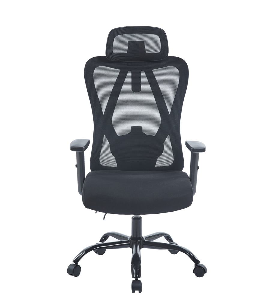 SILLA GERENCIAL PAÑO BRAZOS GRADUABLES CON SOPORTE LUMBAR REGULABLE