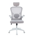 SILLA GERENCIAL ERGONOMICA SOPORTE LUMBAR PRESTIGE BLANCO BRAZO ABATIBLE
