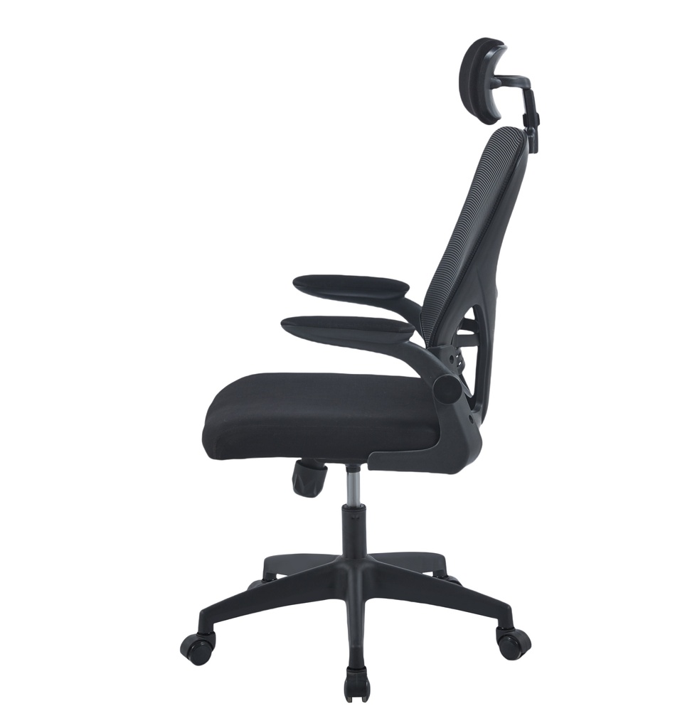 SILLA GERENCIAL ERGONOMICA SOPORTE LUBAR BRAZOS ABATIBLES CELESTIAL