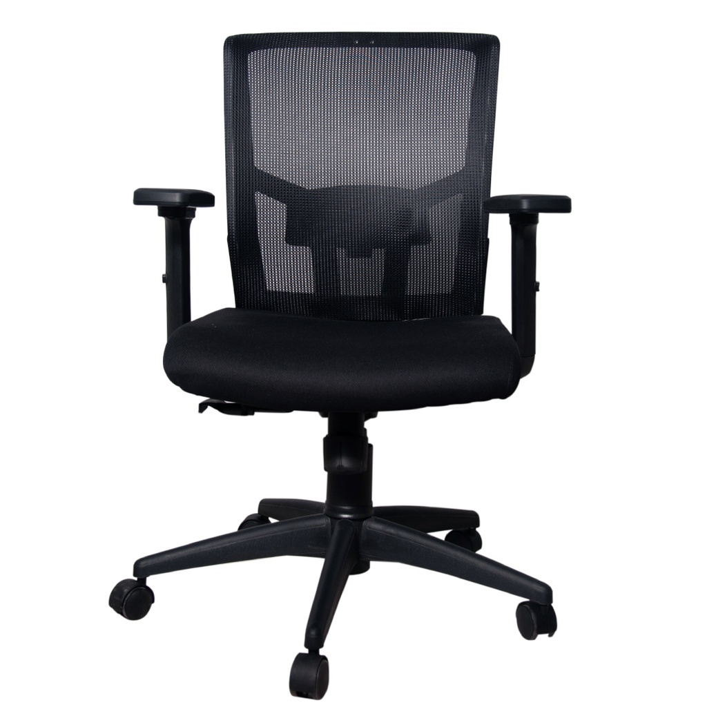 SILLA OFICINA ERGONÓMICA APOYO LUMBAR BRAZOS 3D SIN CABECERO SYNCRO NAIROBI NYLON