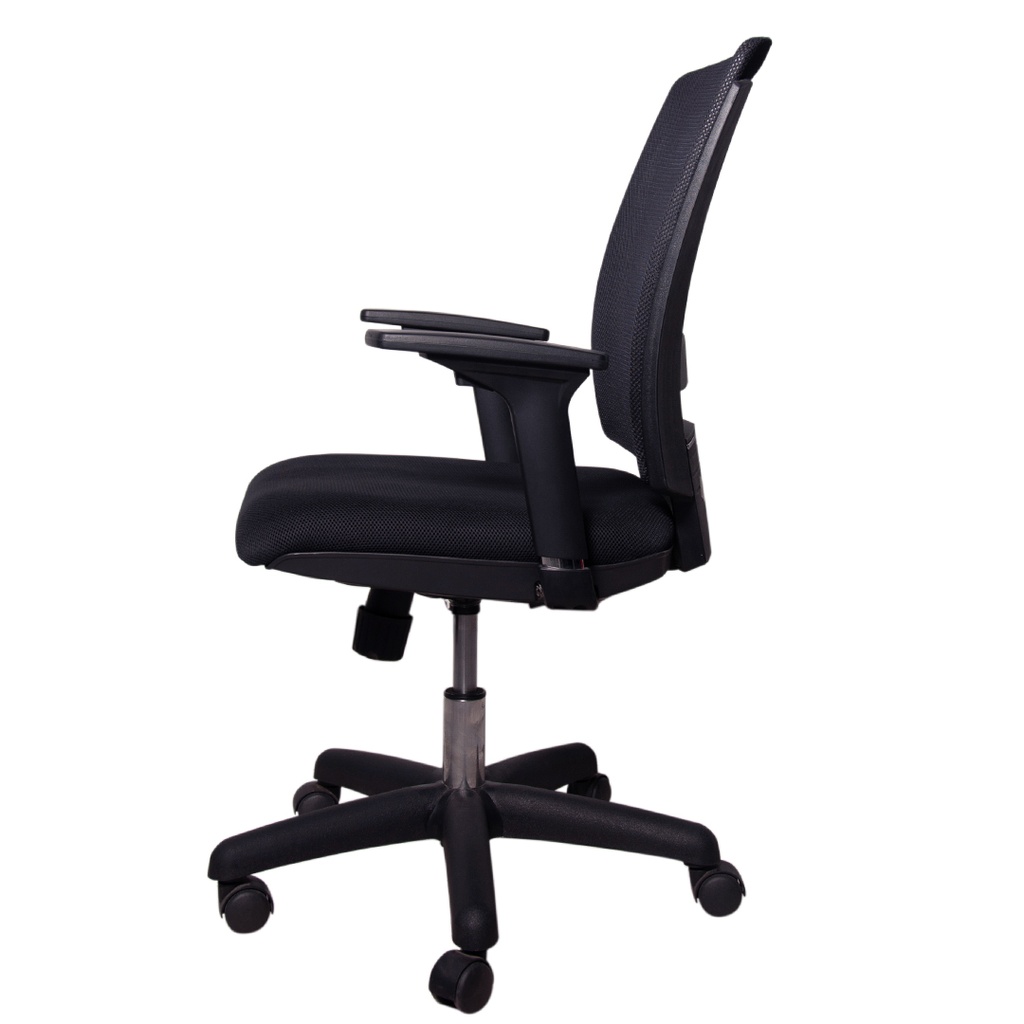 SILLA OFICINA ERGONÓMICA APOYO LUMBAR BRAZOS 3D SIN CABECERO SYNCRO NAIROBI NYLON