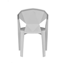 SILLA DE RESTAURANTE POLIPROPILENO MONOPIEZA GRIS COMEDOR