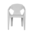 SILLA DE RESTAURANTE POLIPROPILENO MONOPIEZA GRIS COMEDOR