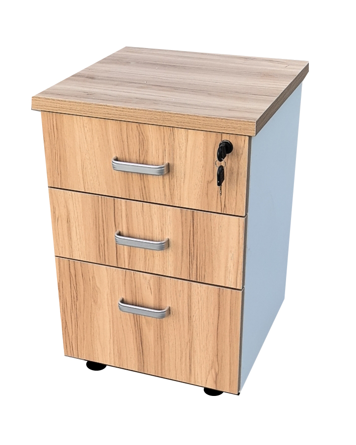 CAJONERA ISLA DE TRABAJO 3 CAJONES 1 CON LLAVE 53CM X 42 CM