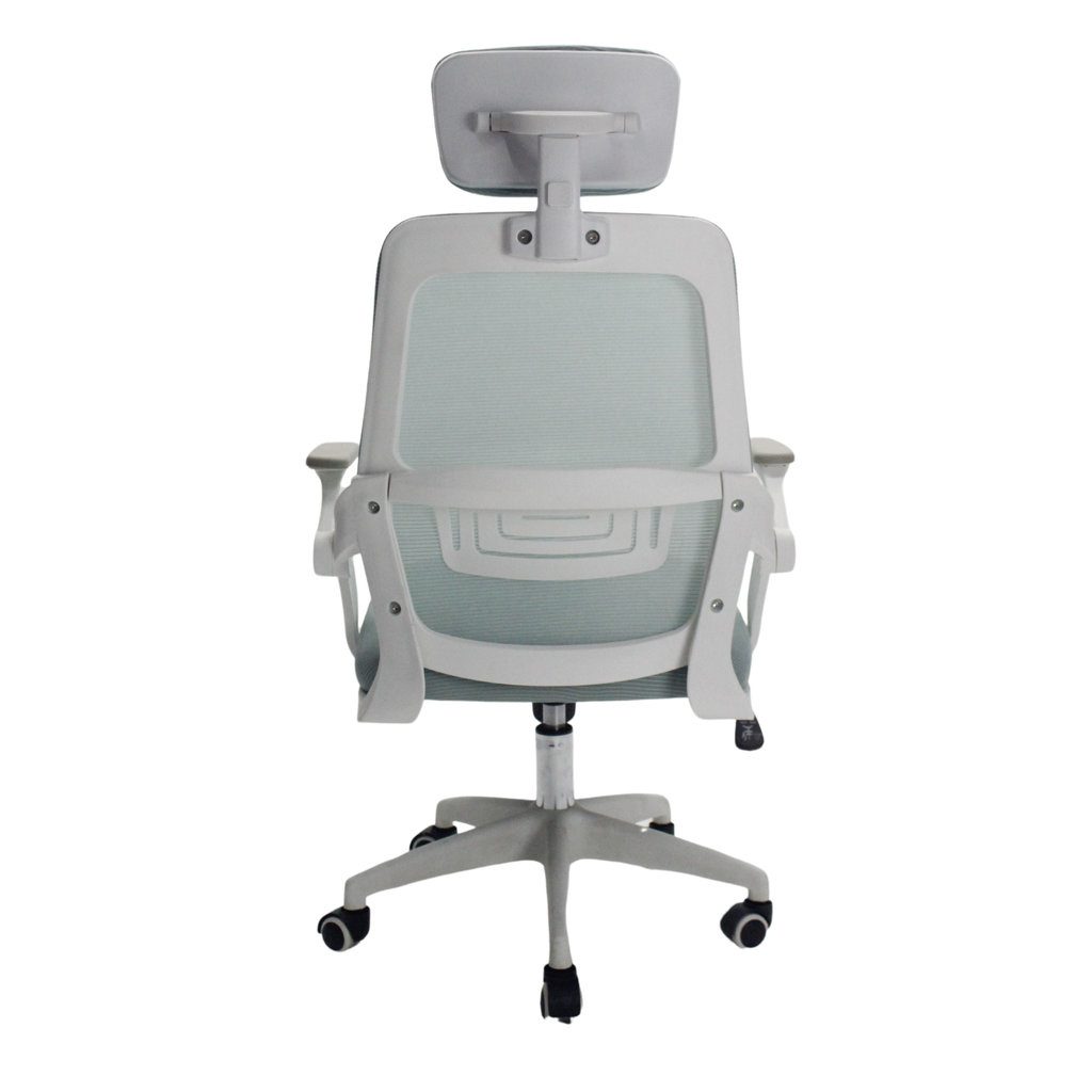 SILLA GERENCIAL PAÑO BRAZOS ABATIBLES AZUL MENTA KINGDOM