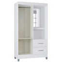 ARMARIO CLOSET 2 PUERTAS BLANCO CORDOBA 164CM X 181 CM MDP