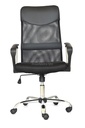 SILLA EJECUTIVA ERGONÓMICA Y GIRATORIA MALLA NEGRA OFICINA SEUL