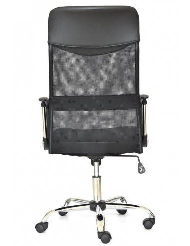 SILLA EJECUTIVA ERGONÓMICA Y GIRATORIA MALLA NEGRA OFICINA SEUL