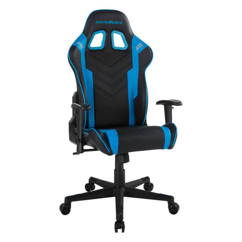SILLA GAMER AZUL RECLINABLE BRAZOS REGULABLES PROFESIONAL ERGONOMICA DXRACER