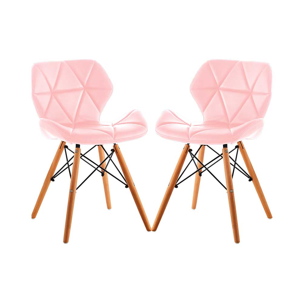 SILLA GONGGA PRO PATAS EN MADERA - ROSADA