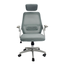 SILLA GERENCIAL PAÑO BRAZOS ABATIBLES AZUL MENTA KINGDOM NYLON