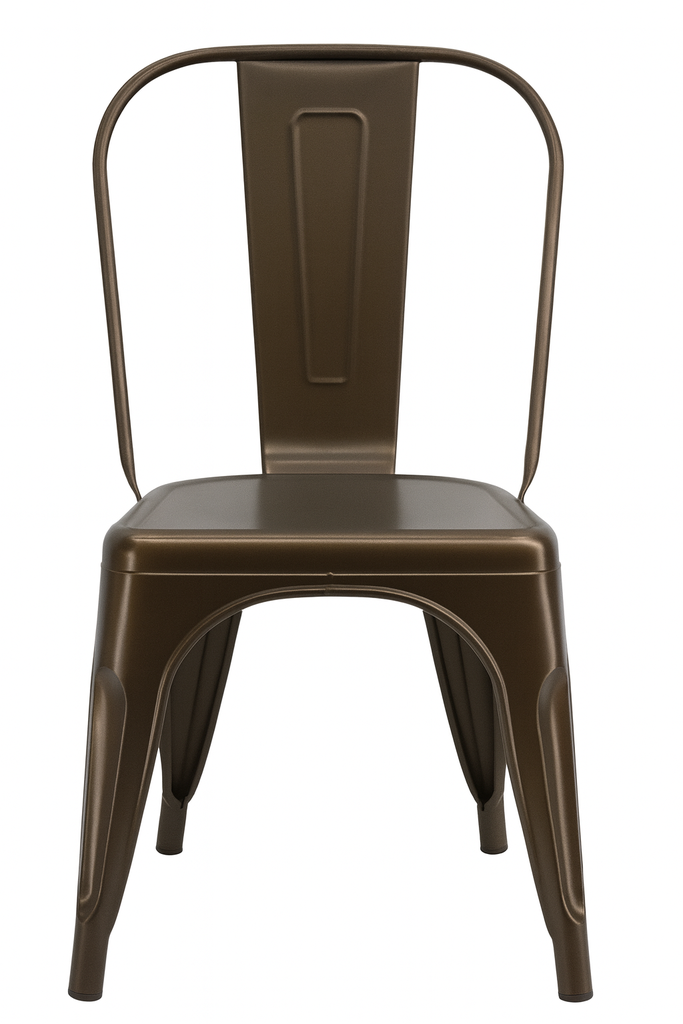 SILLA RESTAURANTE COMEDOR METALICA CAFE OSCURO TOLIX