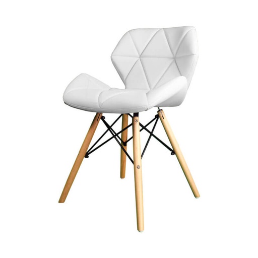 [120007] SILLA GONGGA PRO PATAS EN MADERA - BLANCA