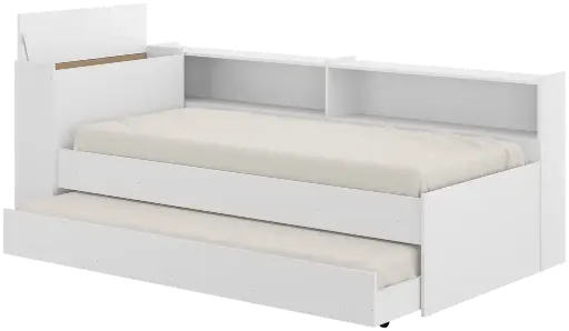 [162011] CAMA TIPO NIDO SENCILLA MULTIMUEBLE CON BALDA Y ARCO MULTIPROPOSITO 110x216