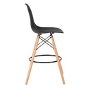 BUTACO BAR EAMES MADERA HAYA -NEGRO