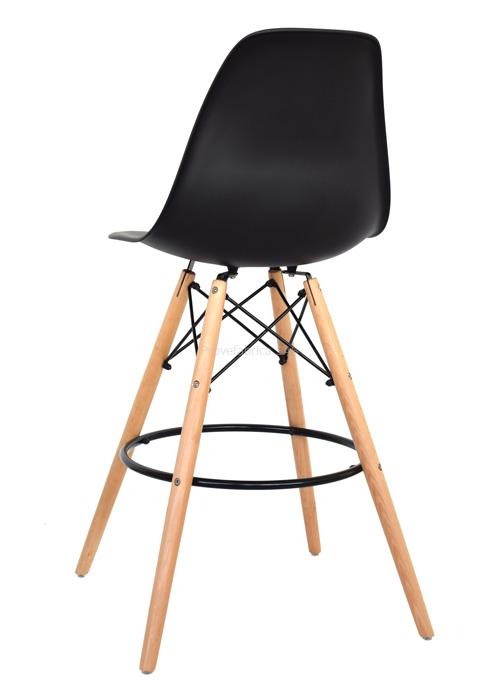 BUTACO BAR EAMES MADERA HAYA -NEGRO