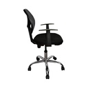 SILLA EJECUTIVA ALHAMBRA MALLA BRAZOS FIJOS NEGRA