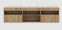 RACK GABINETE PARA TV PARIS DE 65 PULGADAS COLOR RUSTICO