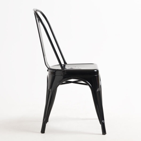 SILLA RESTAURANTE COMEDOR METALICA NEGRA TOLIX