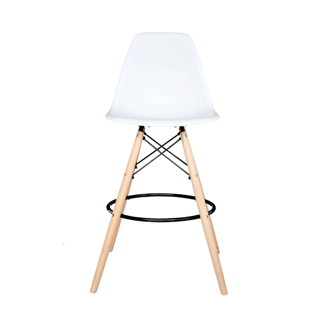 BUTACO BAR EAMES MADERA HAYA -BLANCO