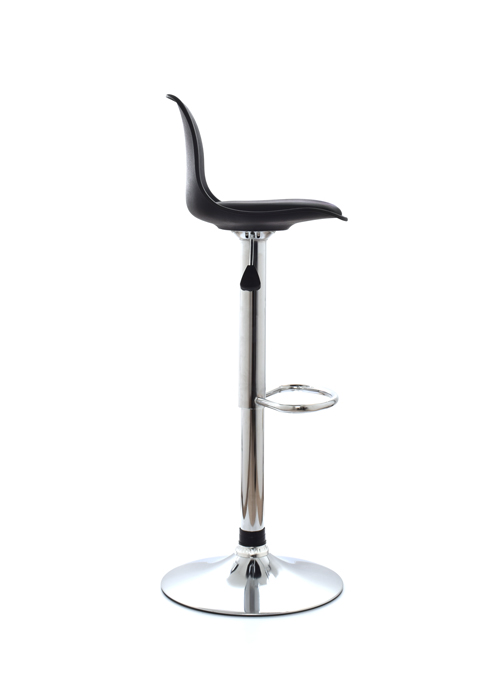 SILLAS BAR  RESTAURANTE EAMES TULIPAN ALTA - NEGRO ASIENTO TAPIZADO