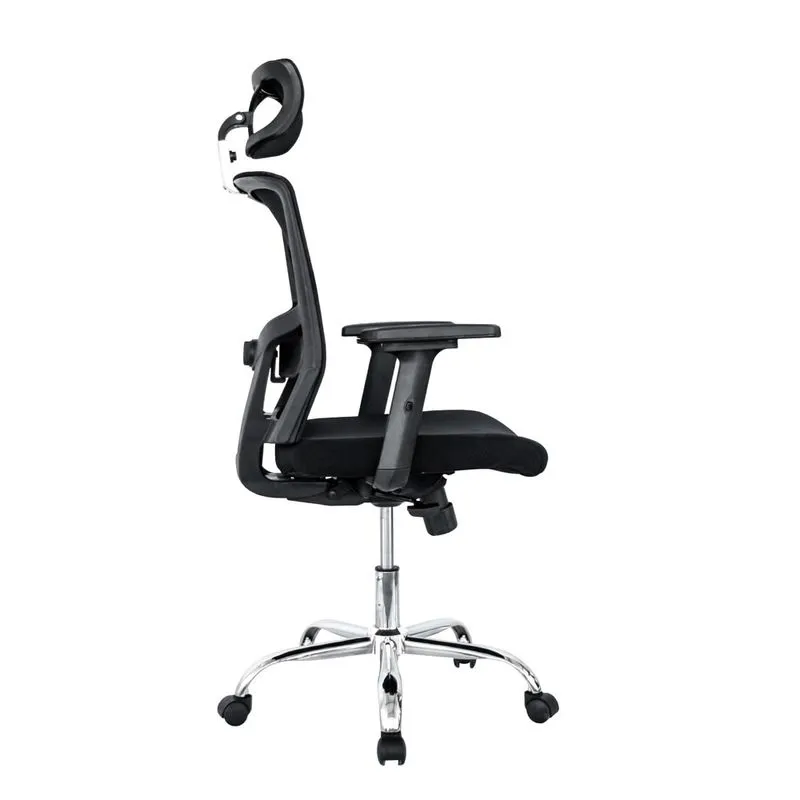 SILLA OFICINA ERGONÓMICA APOYO LUMBAR BZOS AJUSTABLES SYNCRO NAIROBI