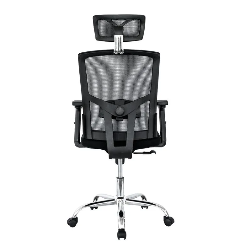 SILLA OFICINA ERGONÓMICA APOYO LUMBAR BZOS AJUSTABLES SYNCRO NAIROBI