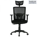 SILLA OFICINA ERGONÓMICA APOYO LUMBAR BZOS AJUSTABLES SYNCRO NAIROBI