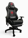 SILLA GAMER RECLINABLE ERGONOMICA NEGRA KITSUNE