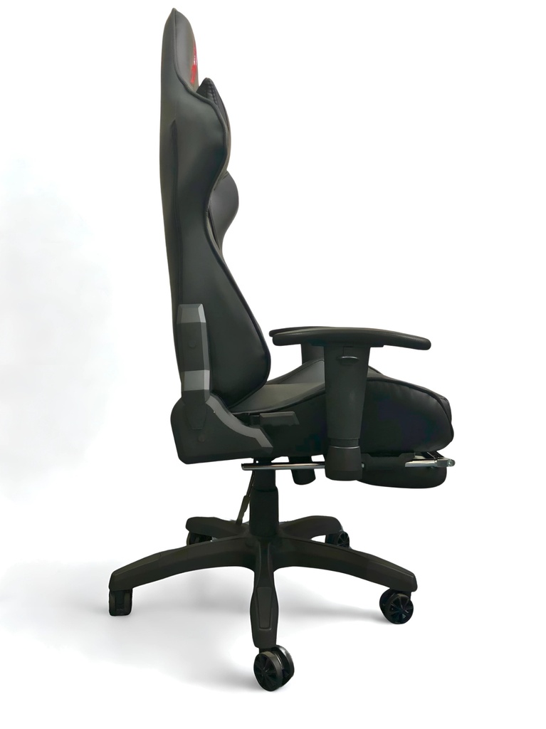 SILLA GAMER RECLINABLE ERGONOMICA NEGRA KITSUNE