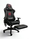 SILLA GAMER RECLINABLE ERGONOMICA NEGRA KITSUNE