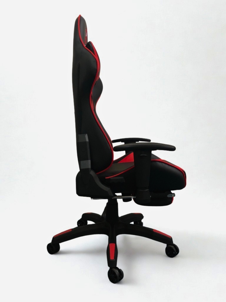 SILLA GAMER RECLINABLE ERGONOMICA ROJA KITSUNE