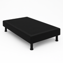BASE CAMA DE 140 X 190 EN TELA DE 2 DIVISIONES MADERA