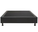 BASE CAMA DE 140 X 190 EN TELA DE 2 DIVISIONES MADERA