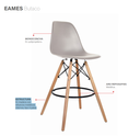 BUTACO BAR EAMES MADERA HAYA -BLANCO